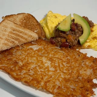 CHILI AND CHEESE OMELET